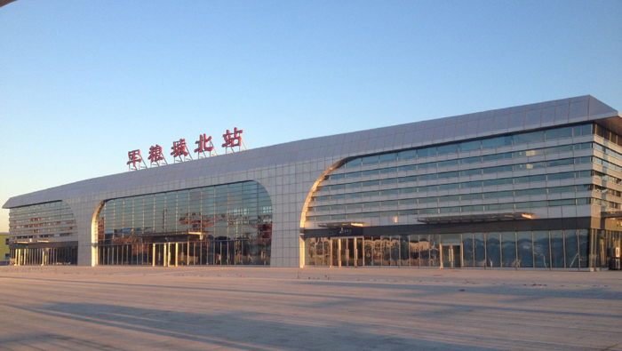 军粮城北站高铁led广告