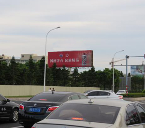 福州机场高速单立柱广告