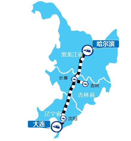 哈大线高铁列车广告