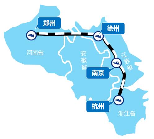 杭州—郑州线高铁列车广告