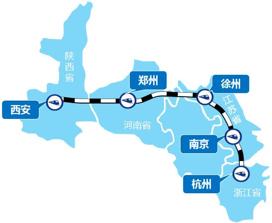 杭州—西安线高铁列车广告