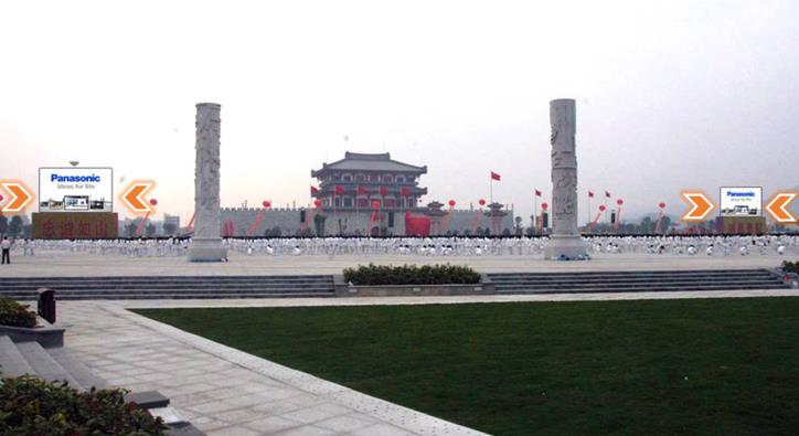 揭阳楼广场南北两侧LED屏广告