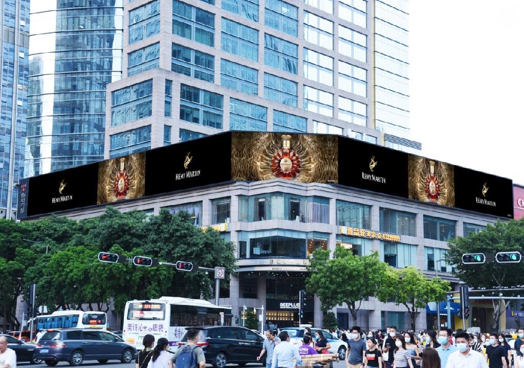 深圳福田CBD财富大厦裸眼3d大屏广告
