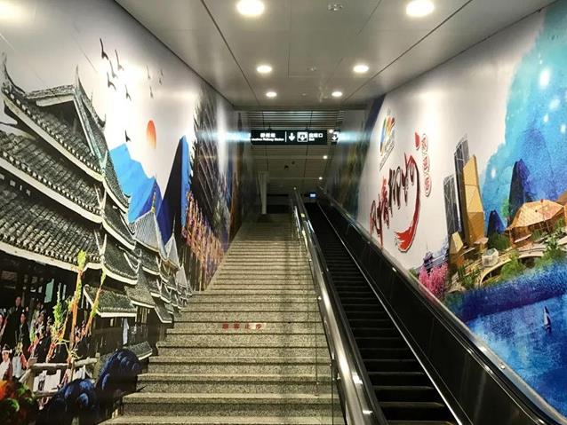 齐河/平原东/禹城东站高铁通廊墙贴广告