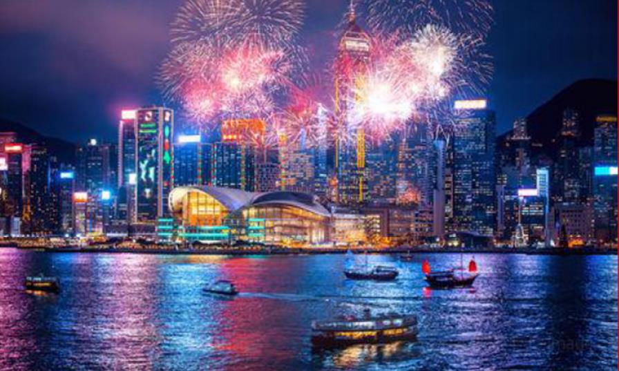 香港维多利亚港led大屏广告