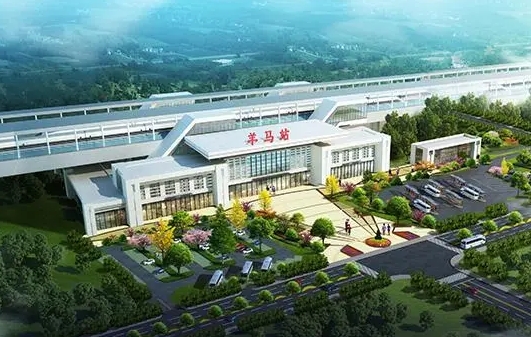 羊马站高铁灯箱广告